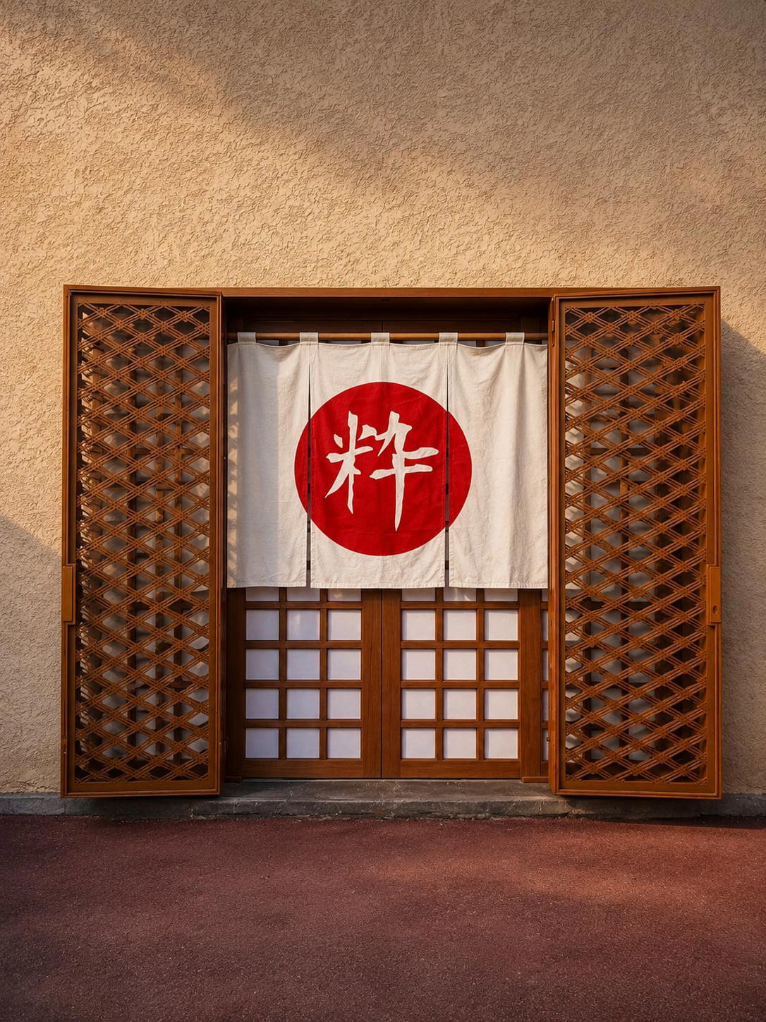 The entrance of IKI on Rue Sidi Ghanem