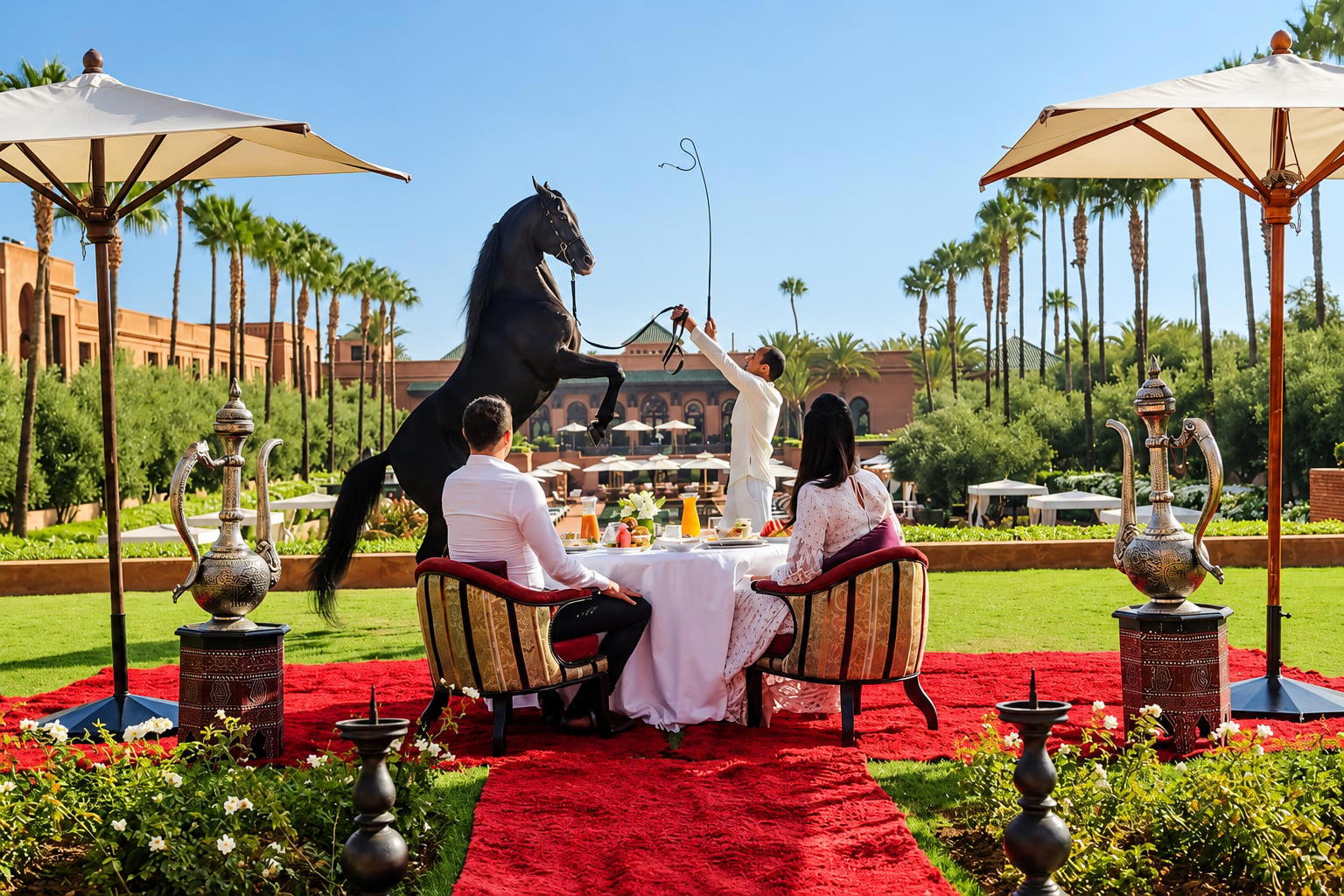 Built around horses, home to Marrakech’s longest pool and Africa’s only Chenot Spa: Selman Marrakech