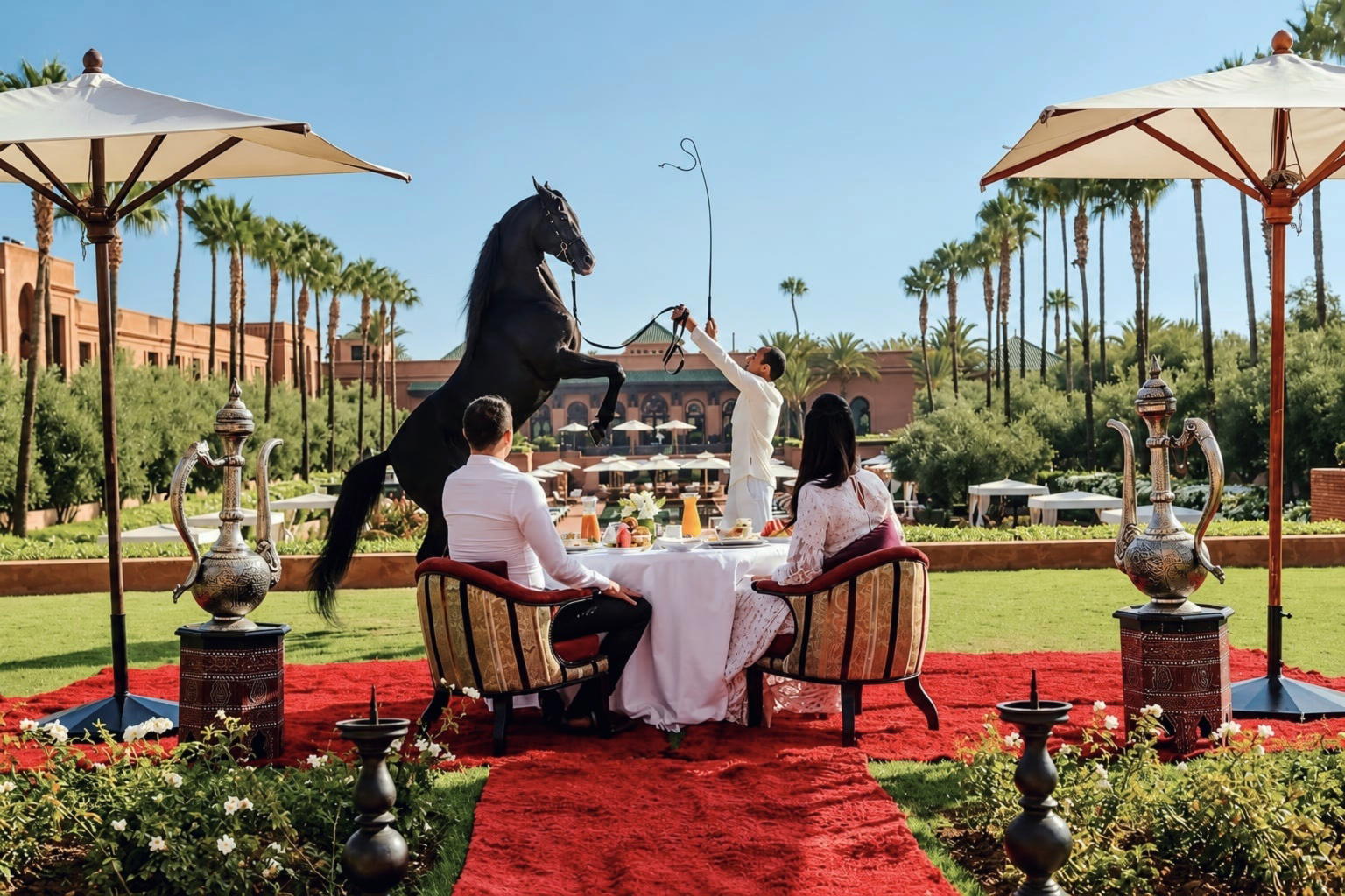 Built around horses, home to Marrakech’s longest pool and Africa’s only Chenot Spa: Selman Marrakech