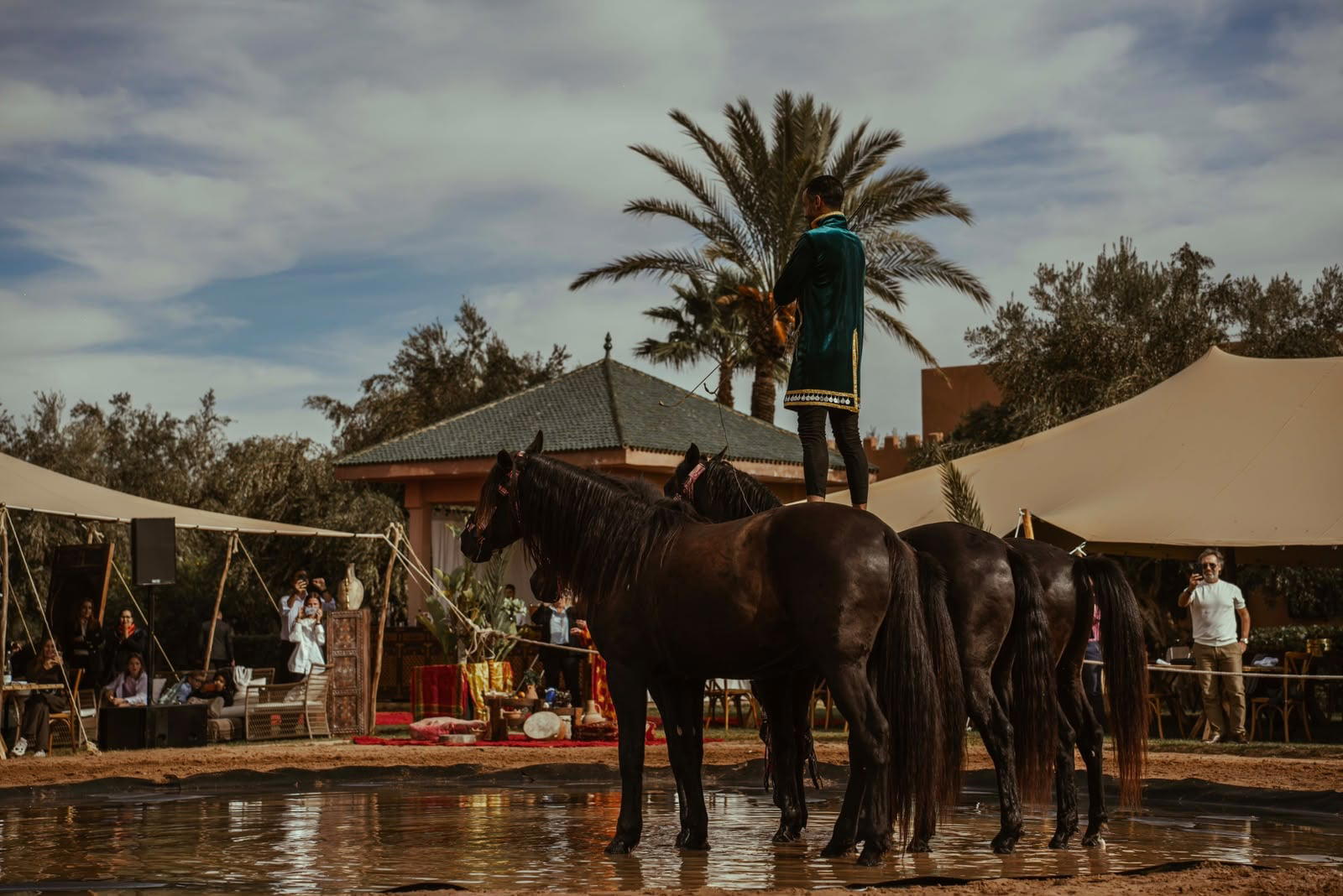 La Source des Chevaux: Sadek's equestrian show and lunch at Selman Marrakech