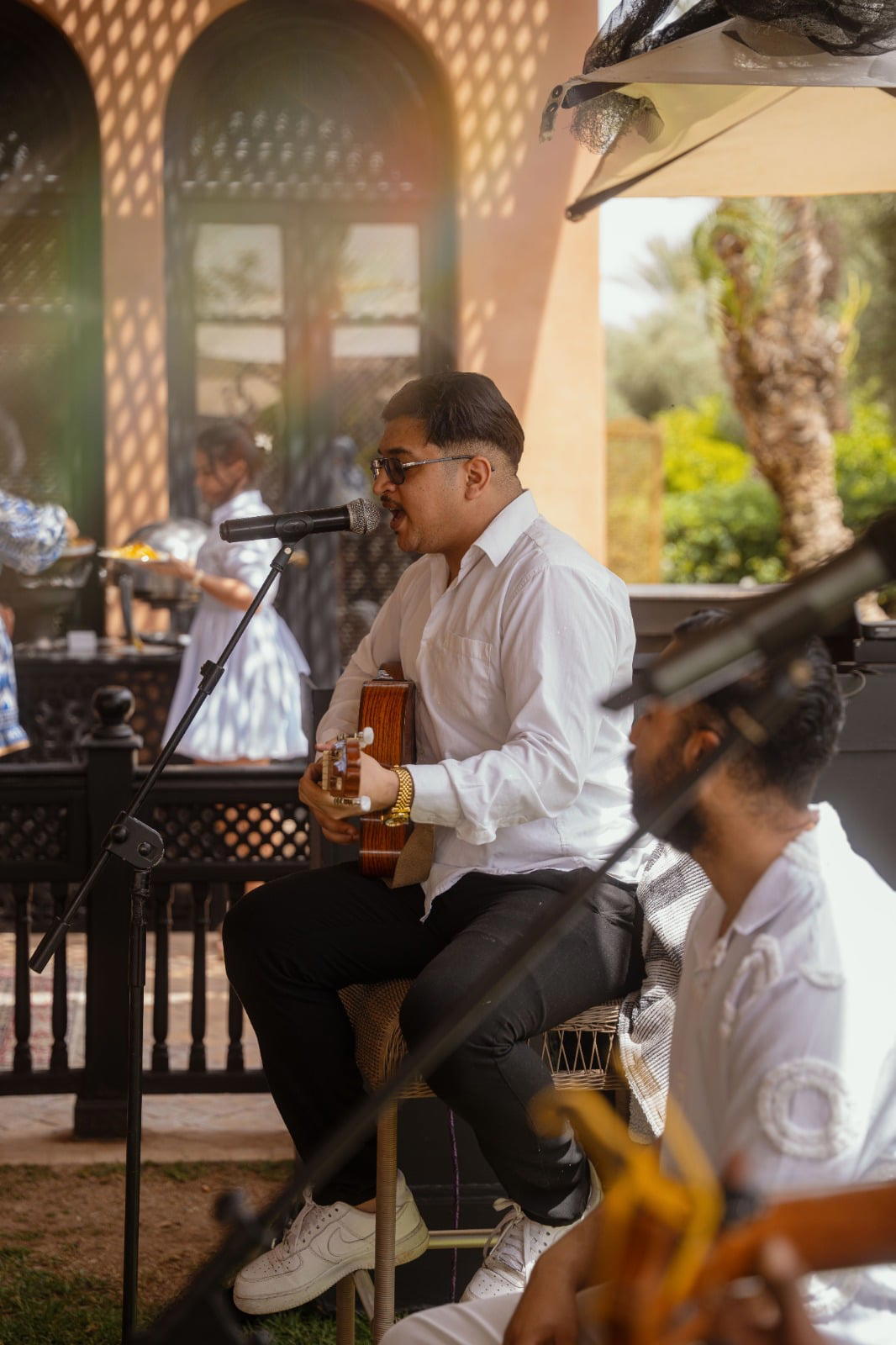 The live band