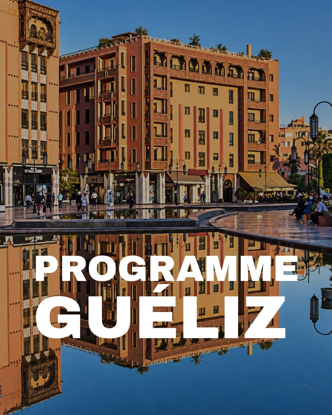 AMY programme for Gueliz. Courtesy AMY - Art Meets You
