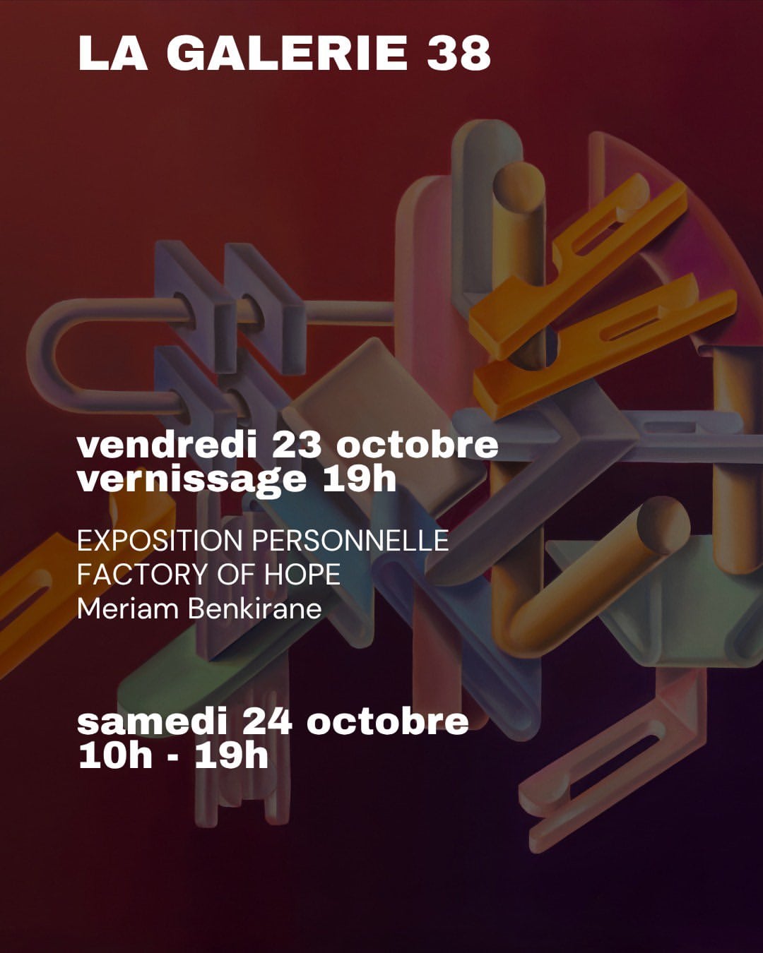 AMY programme, La Galerie 38. Courtesy AMY - Art Meets You