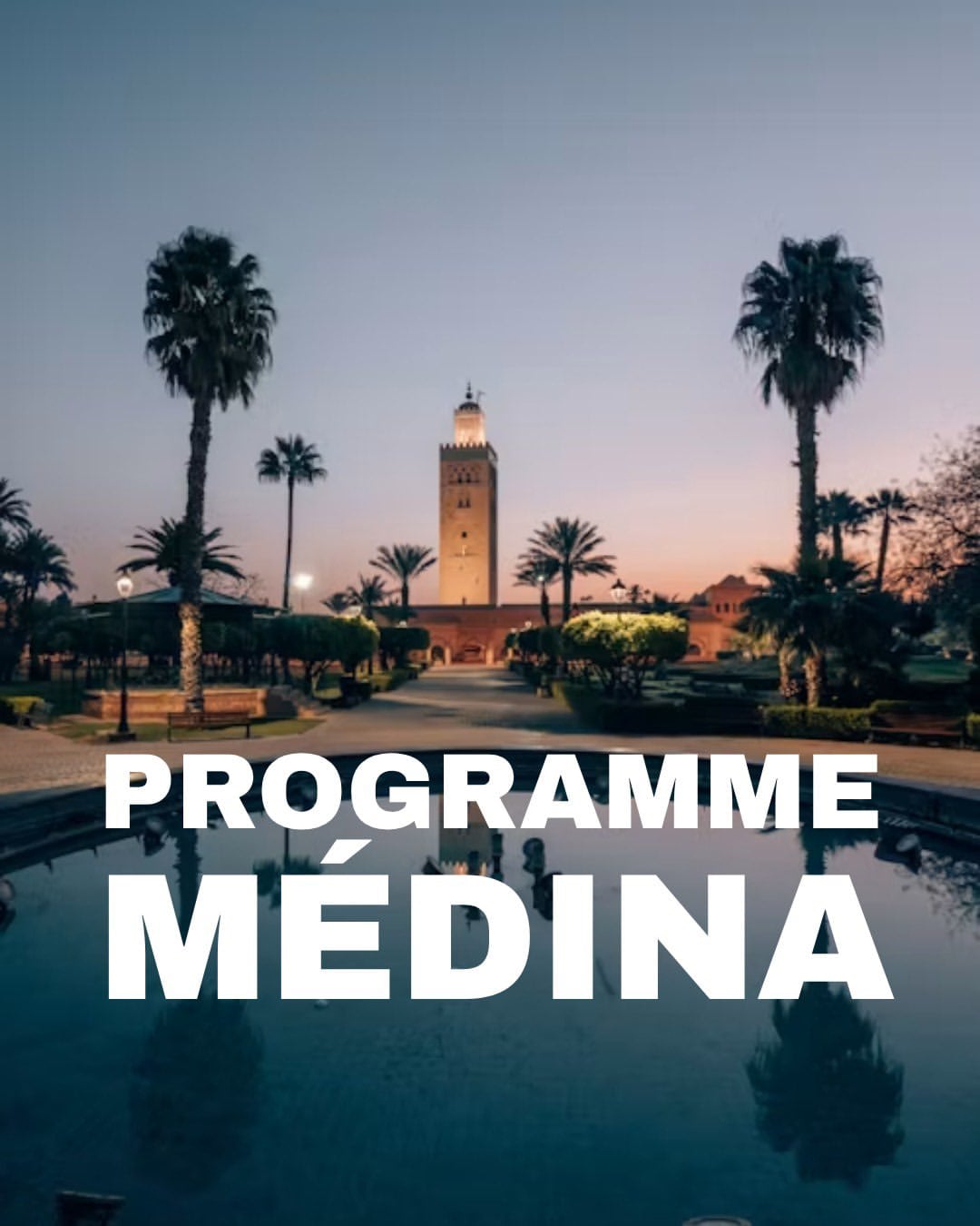 AMY programme for the Medina. Courtesy AMY - Art Meets You