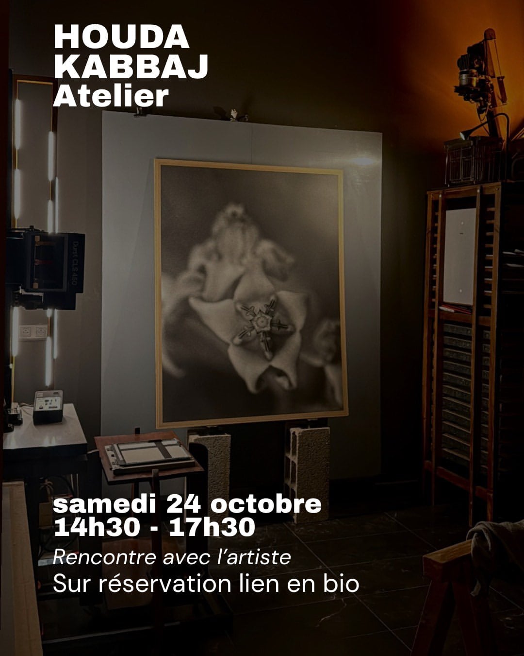 AMY programme, Houda Kabbaj's studio. Courtesy AMY - Art Meets You