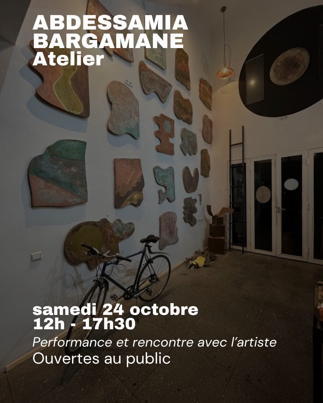 AMY programme, Abdessamia Bargamane's studio. Courtesy AMY - Art Meets You