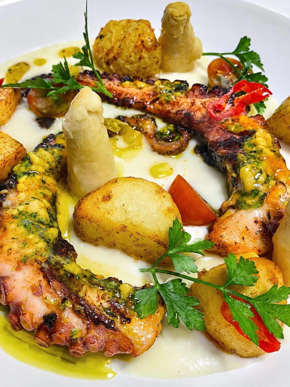 A dish by Miguel Angel Luna. Courtesy Jnane Tamsna