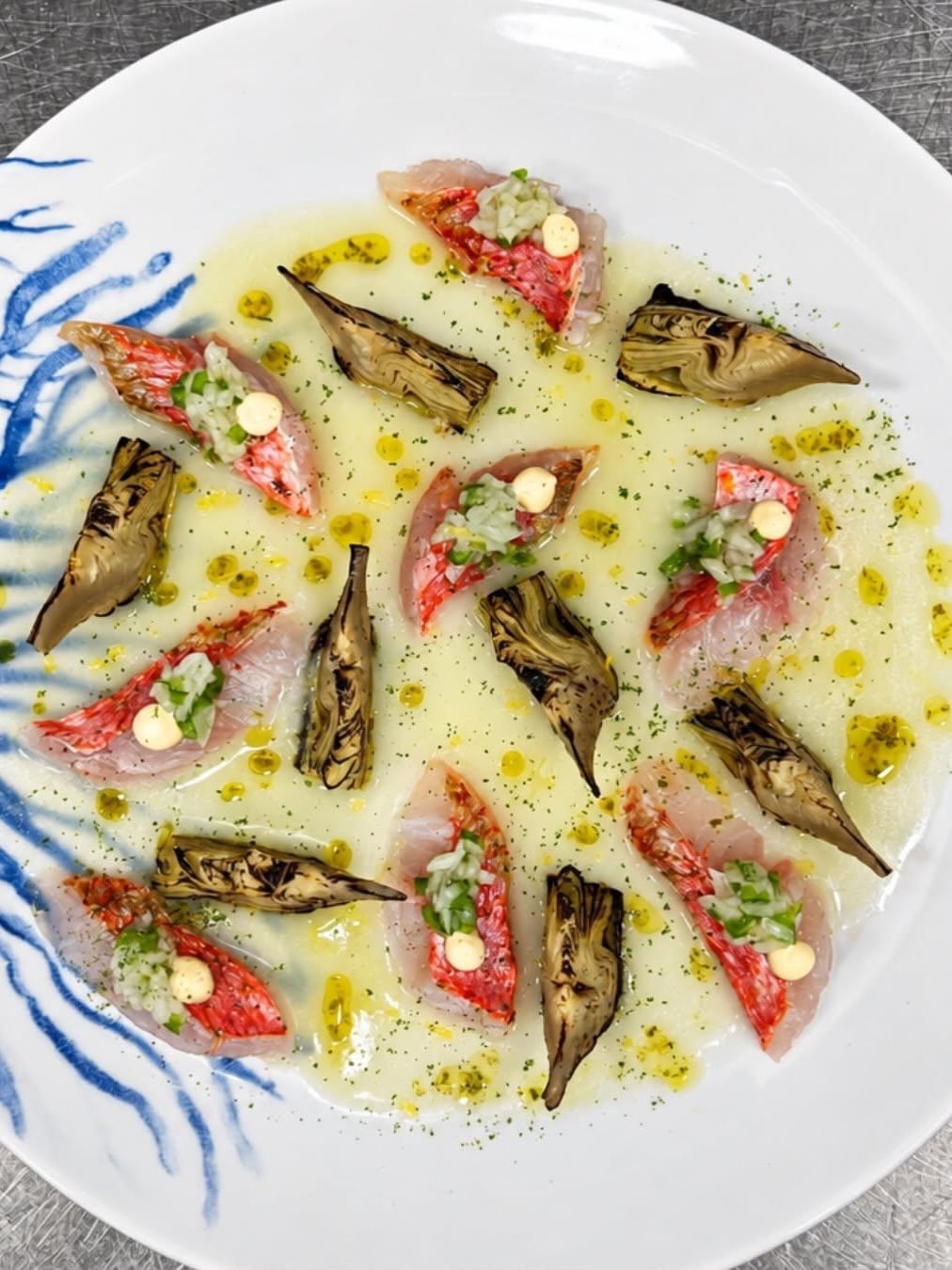 A dish by Miguel Angel Luna. Courtesy Jnane Tamsna