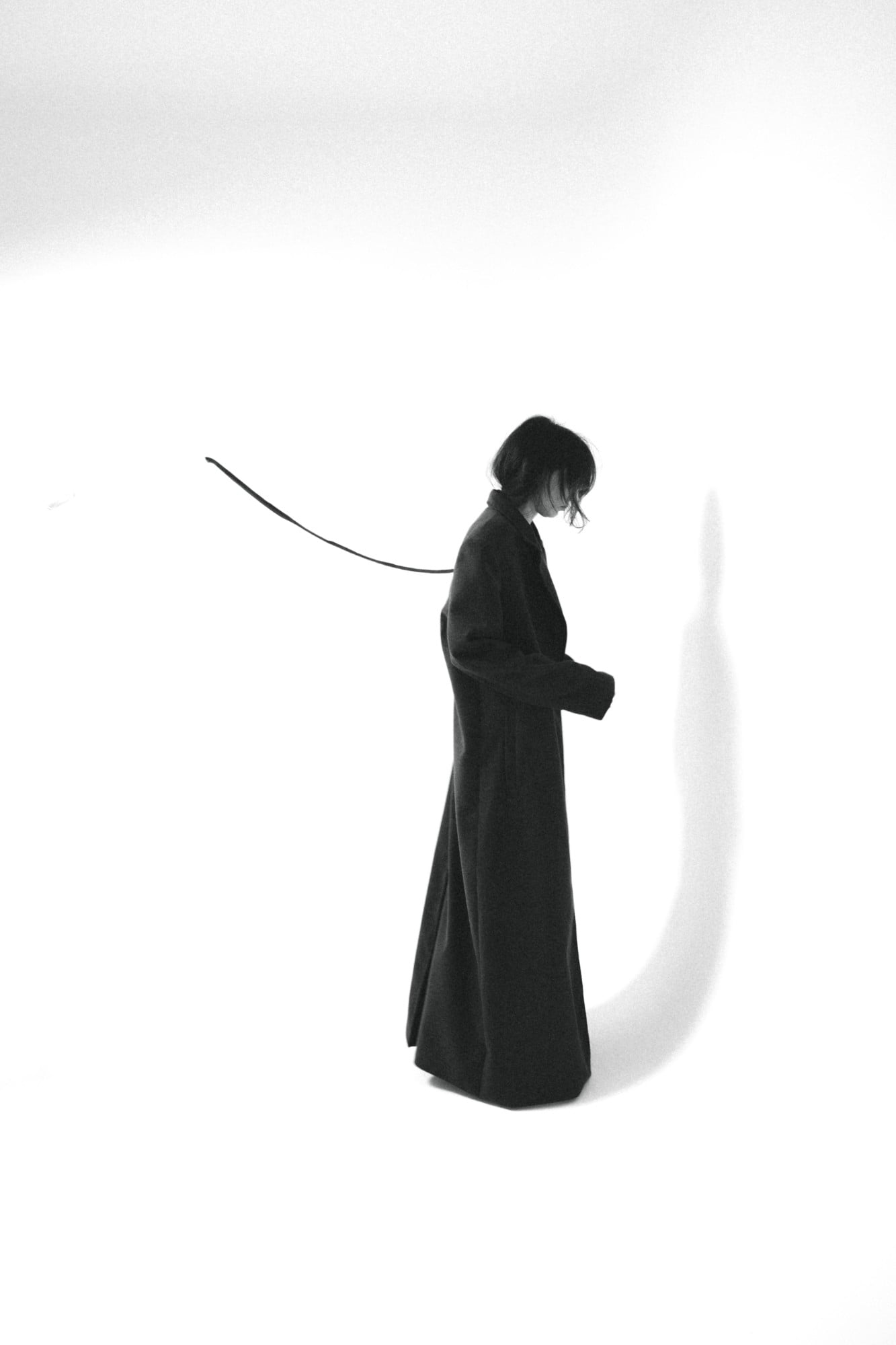 A look by House of Sensi, black coat. Courtesy House of Sensi