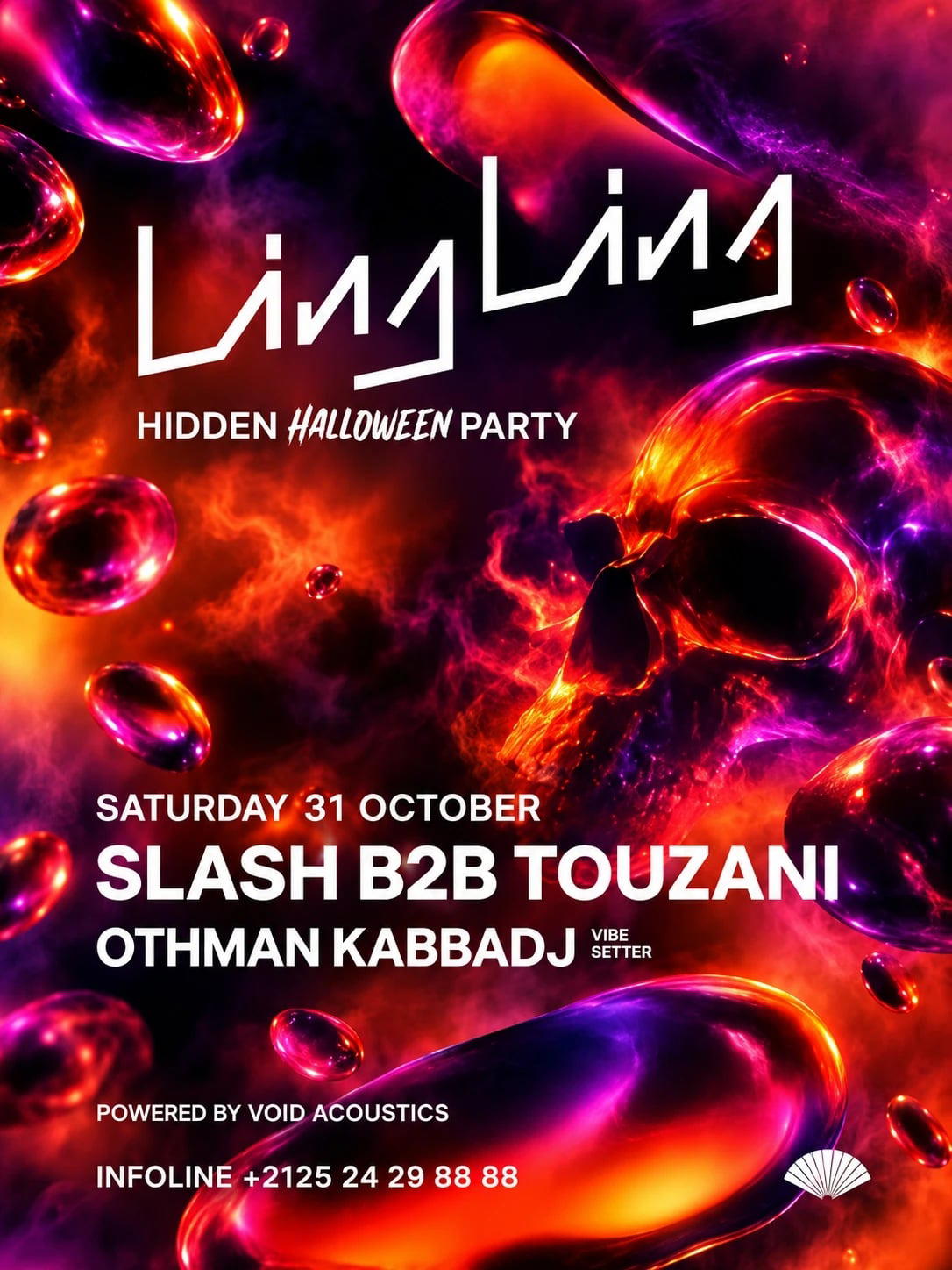 Hidden Halloween Party at Ling Ling by Hakkasan: Slash b2b Touzani