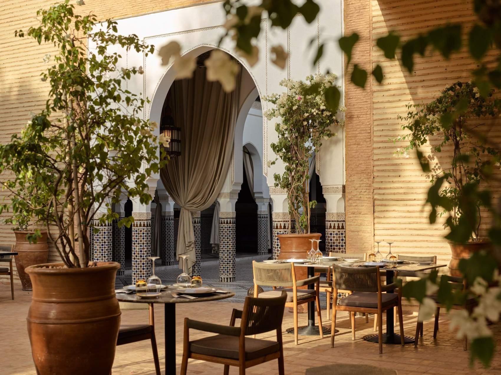 55 Places for Dinner Outside in Marrakech