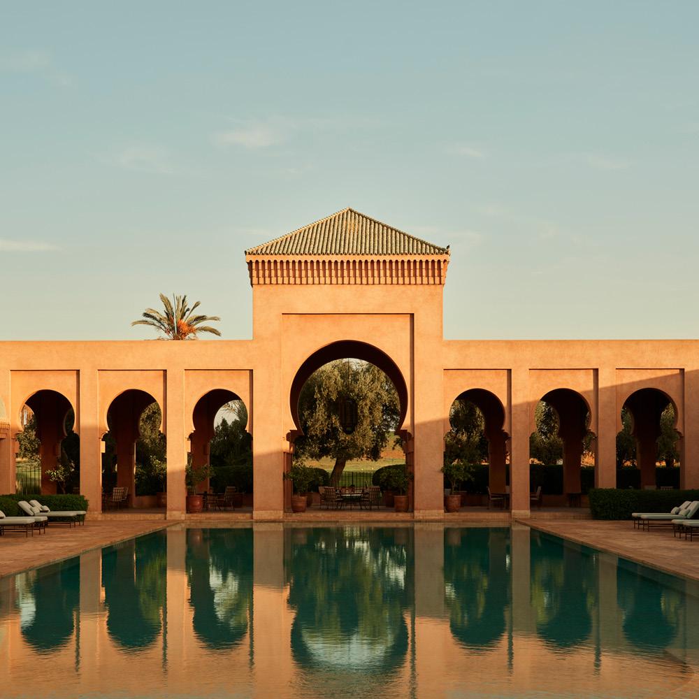Pool Terrace & Olive Grove at Amanjena 5